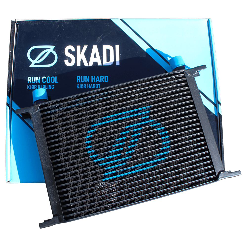25-Row Mocal-Style AN-10 Oil Cooler, Black | SKADI - Image 3