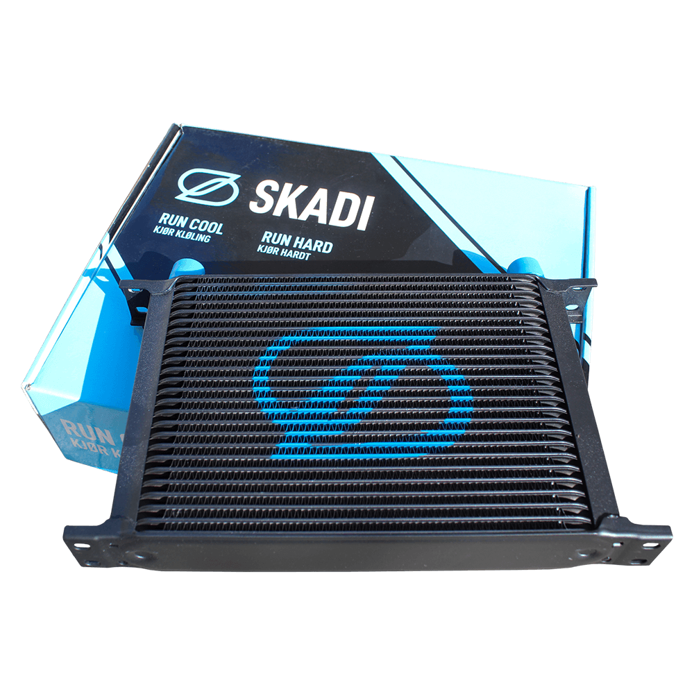 25-Row Mocal-Style AN-10 Oil Cooler, Black | SKADI - Image 4
