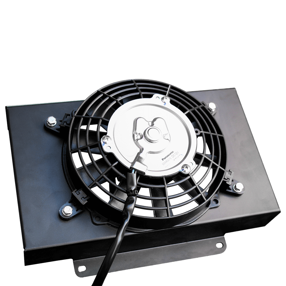 25-Row AN-10 Oil Cooler with Fan Shroud | SKADI - Image 4