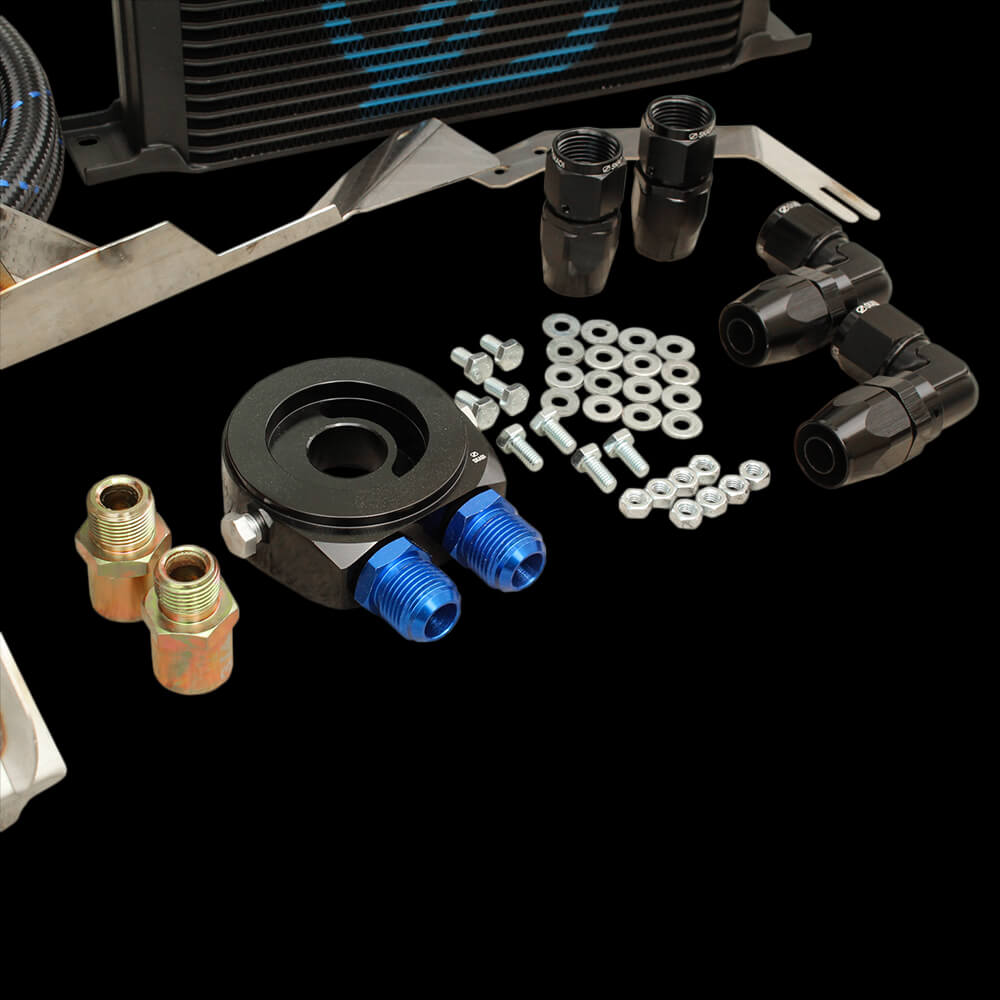 SKADI Toyota MR-S 1ZZ-FE 16 Row Oil Cooler Kit + Brackets, 99/10->07/07
