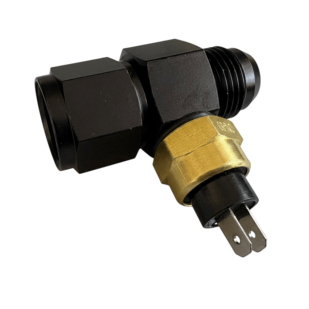 SKADI AN-10 Inline Oil Temperature Switch, 75 Degrees Celcius Turn On