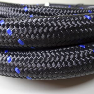 4m AN-10 Nylon-Braided Oil Cooler Hose, Blue Fleck | SKADI
