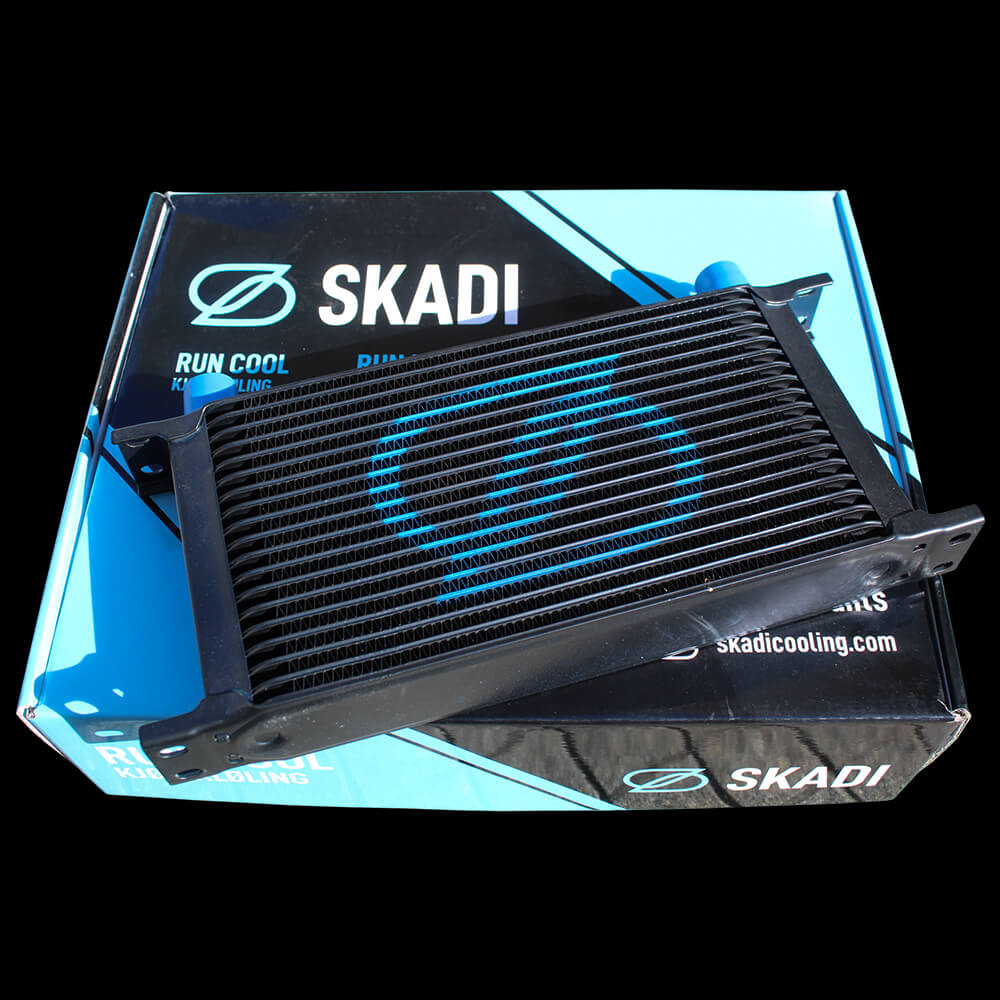 19-Row Mocal-Style AN-10 Oil Cooler, Black | SKADI - Image 5