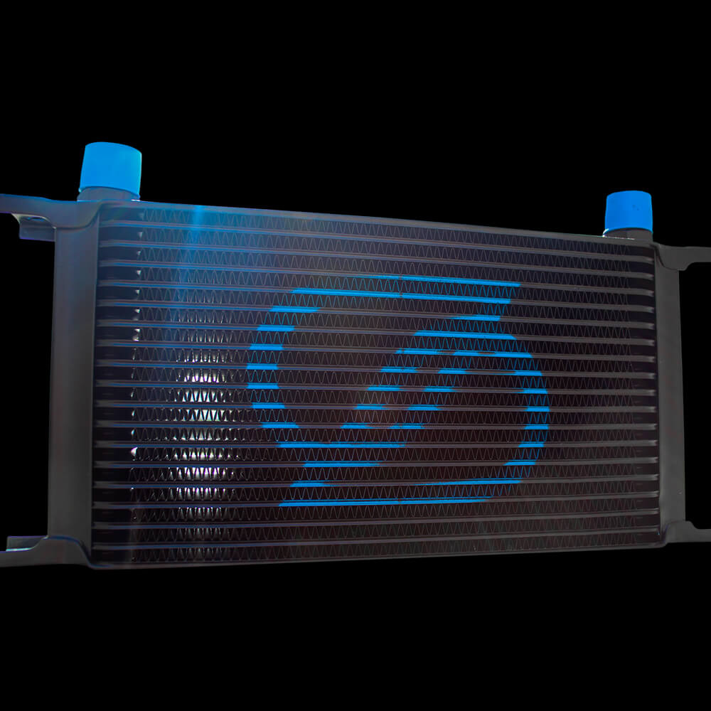 19-Row Mocal-Style AN-10 Oil Cooler, Black | SKADI - Image 9