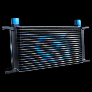 19-Row Mocal-Style AN-10 Oil Cooler, Black | SKADI
