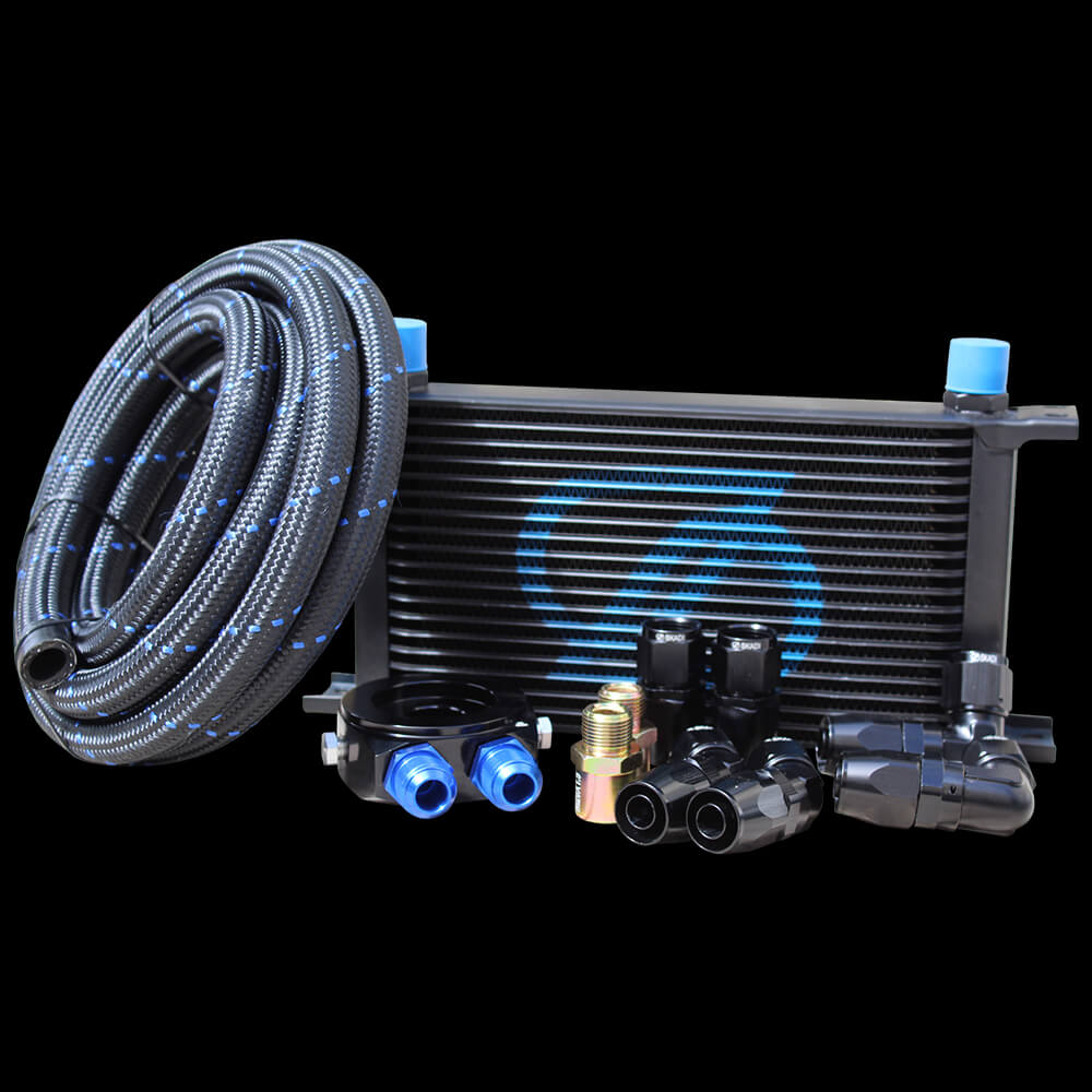 SKADI Honda CIVIC D17A 19 Row Oil Cooler Kit, 00/09->05/08 - Image 2