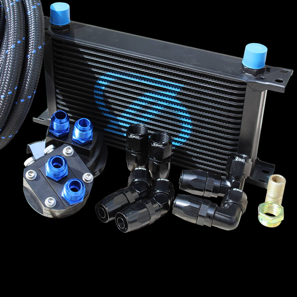 SKADI Toyota MR-S 1ZZ-FE 19 Row Oil Cooler Relocation Kit, 99/10->07/07 - Image 2