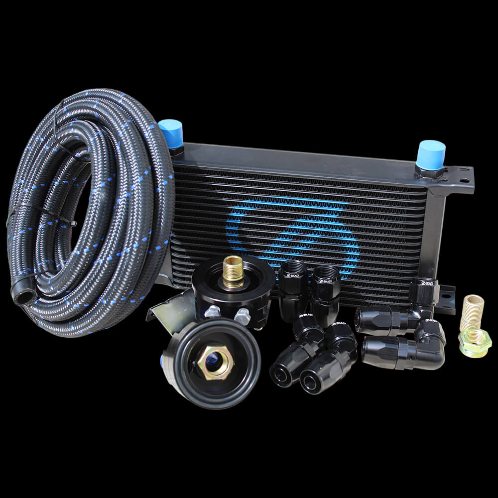 SKADI Honda CIVIC TYPE R K20C 19 Row Oil Cooler Relocation Kit, 15/12->17/08
