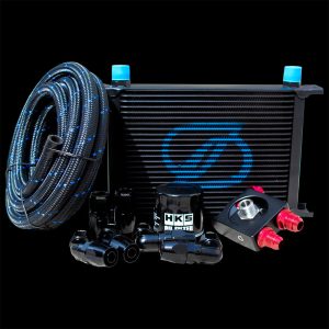SKADI Honda CIVIC TYPE R K20C 25 Row Oil Cooler Thermostatic Kit + HKS Filter, 15/12->17/08