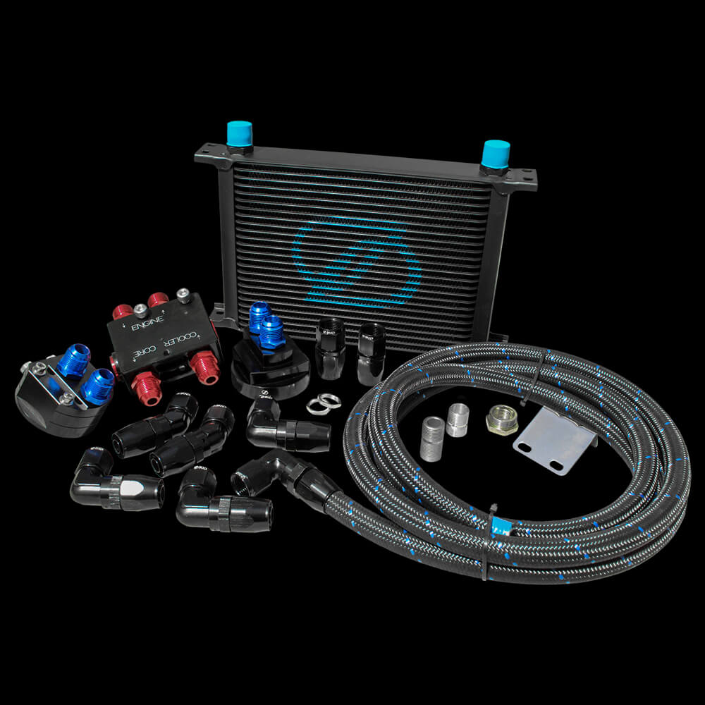 SKADI Toyota MR-S 1ZZ-FE 25 Row Oil Cooler Thermo Relocation Kit, 99/10->07/07