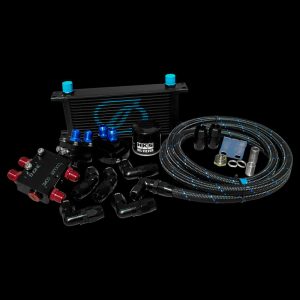 SKADI Toyota MR-S 1ZZ-FE 16 Row Oil Cooler Thermo Relocation Kit + HKS Filter, 99/10->07/07