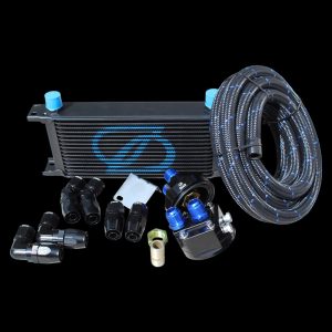 SKADI Honda CIVIC D17A 16 Row Oil Cooler Relocation Kit, 00/09->05/08
