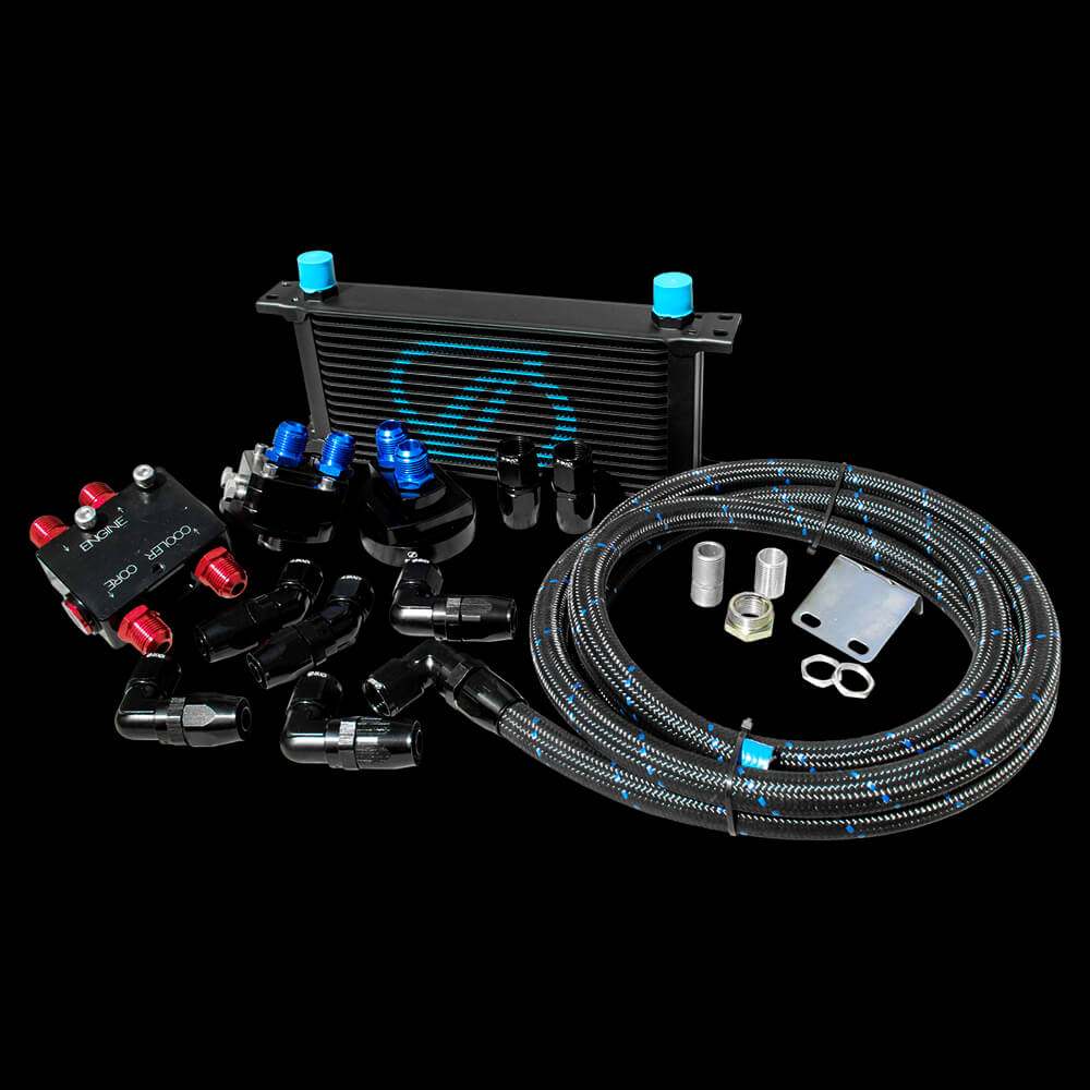 SKADI Honda CIVIC D17A 16 Row Oil Cooler Thermo Relocation Kit, 00/09->05/08